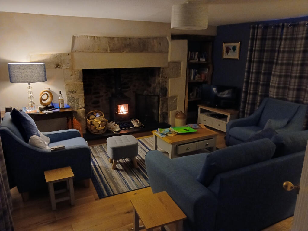 Woodstove in the cottage