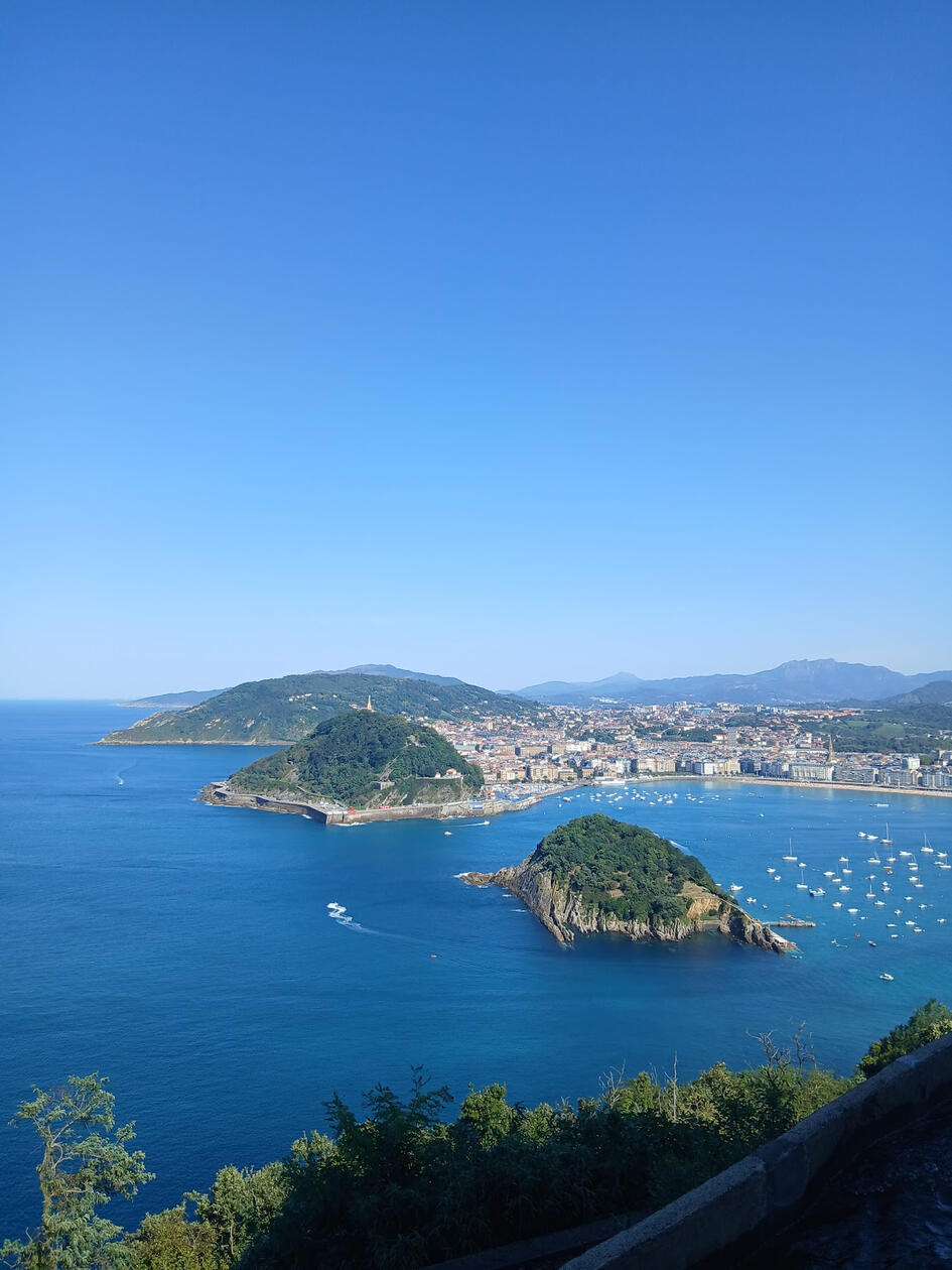 Overlooking the city