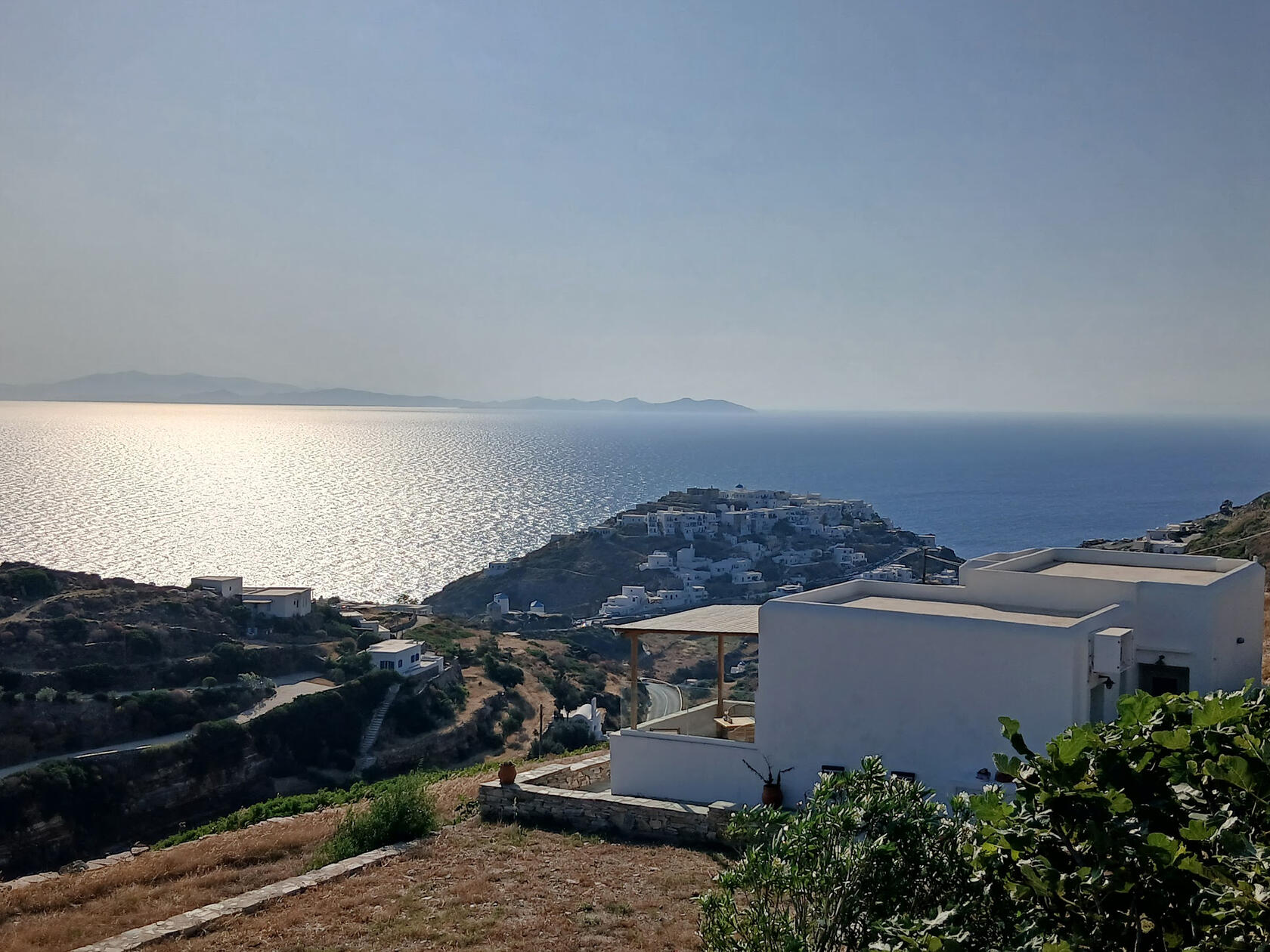 Looking east in the morning